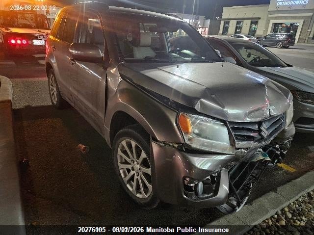 2013 Suzuki Grand Vitara Jlx, Удар спереди, IAAI, VIN JS3TD0D41D4100171