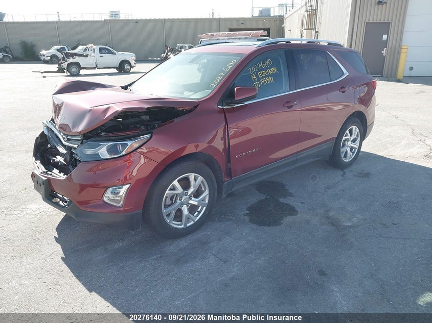 Vin: 2gnaxtex4j6193891, lot: 10287124, chevrolet equinox lt 2.0t 20182