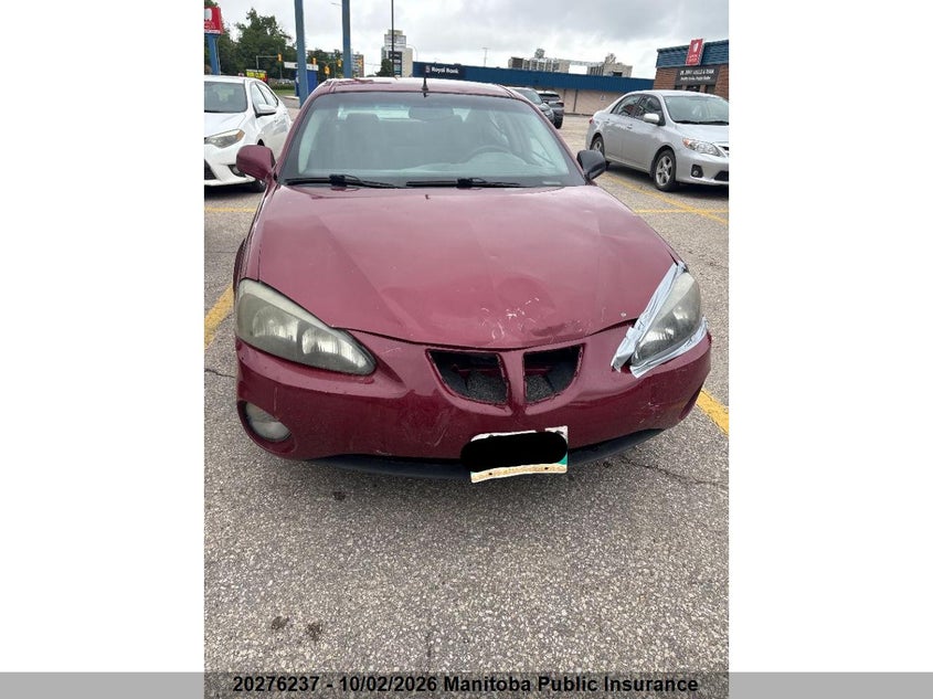 2005 Pontiac Grand Prix, Front, IAAI, VIN 2G2WP522X51210753 — photo 2