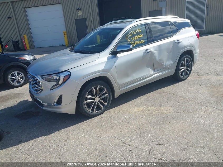 Vin: 3gkalxex9kl294325, lot: 10287382, gmc terrain denali 2.0t 20192