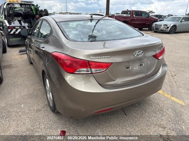 2013 Hyundai Elantra Gls, All Over, IAAI, VIN 5NPDH4AEXDH382865 — photo 2