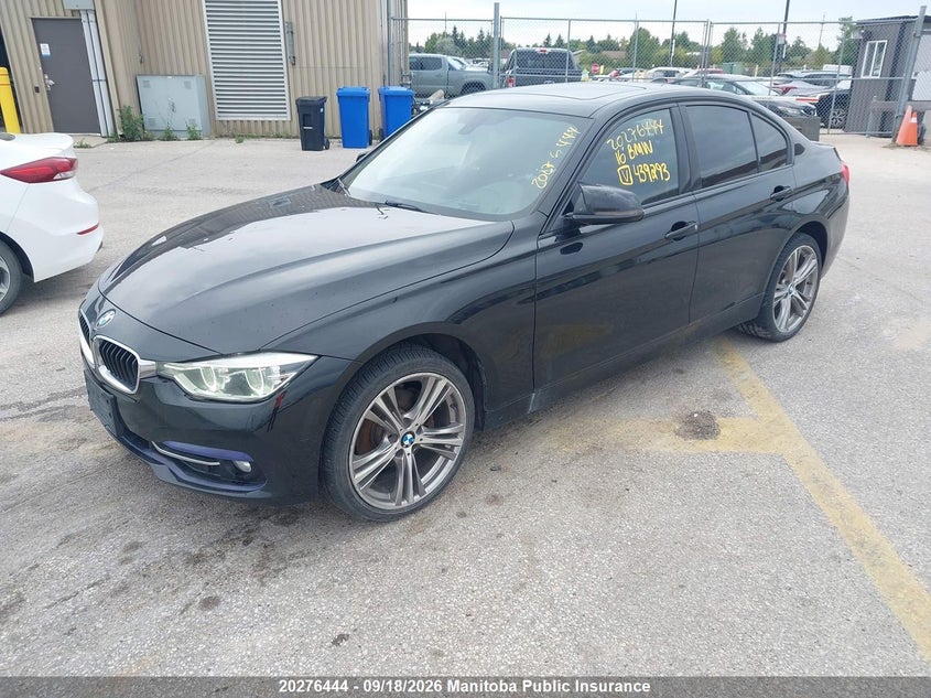 Vin: wba8f1c56gk439293, lot: 10287428, bmw 3 series null 20162