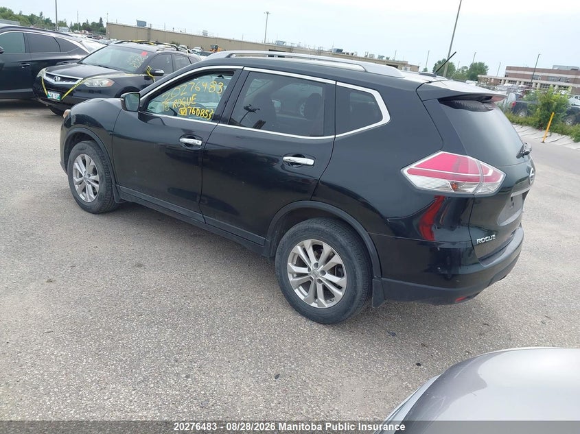 2015 Nissan Rogue, Hail, IAAI, VIN 5N1AT2MV4FC760853 — photo 2