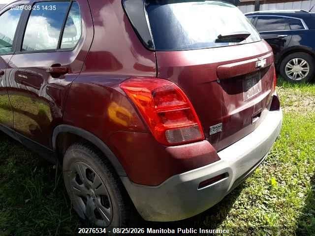 2015 CHEVROLET TRAX SPORT UTILITY VEHICLE 1.4L I4 FI DOHC 16V NF4