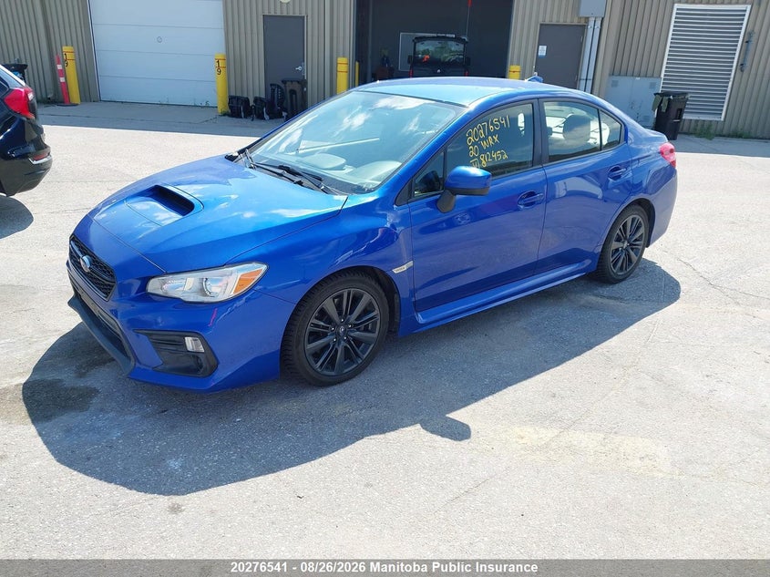 2020 Subaru WRX, Hail, IAAI, VIN JF1VA1A64L9812452 — photo 2
