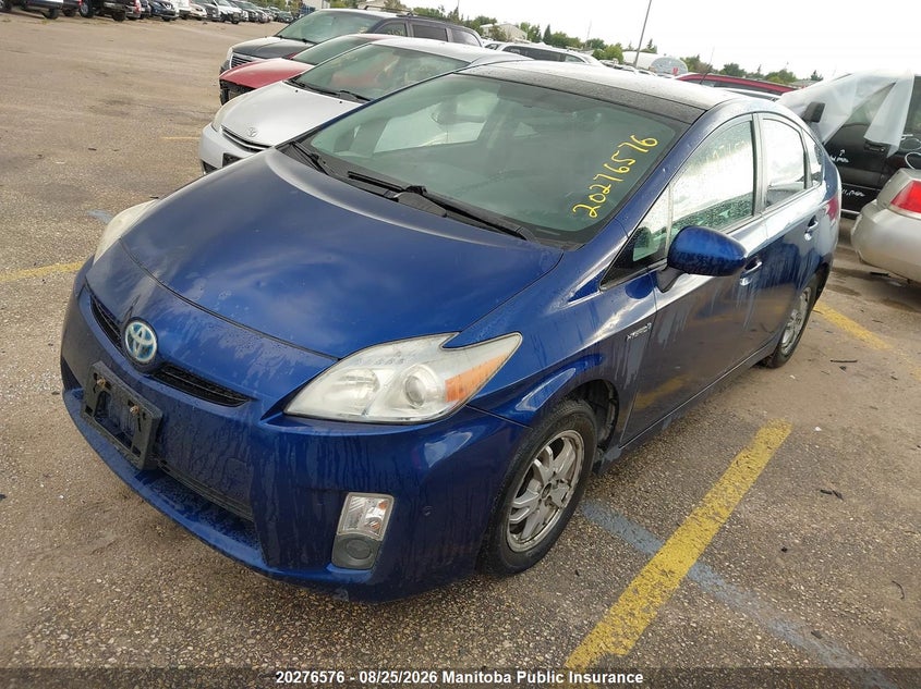 2010 Toyota Prius, Hail, IAAI, VIN JTDKN3DU9A0133298 — photo 2