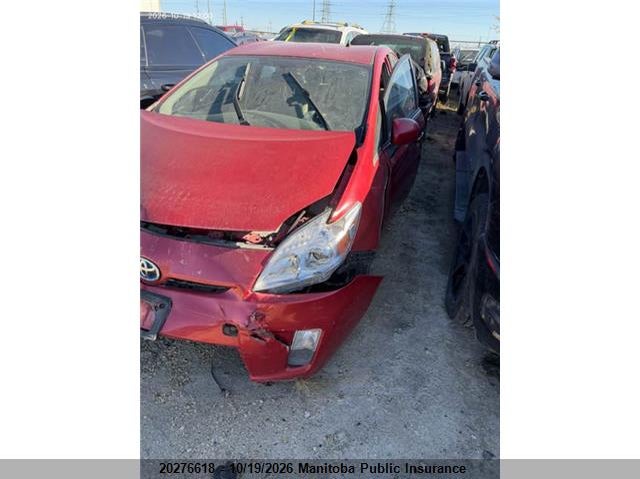 Vin: jtdkn3du0a0026771, lot: 10287602, toyota prius 20102