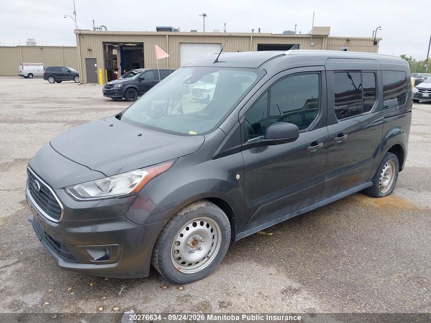 2019 Ford Transit Connect Xlt, Hail, IAAI, VIN NM0GS9F29K1425104 — photo 2