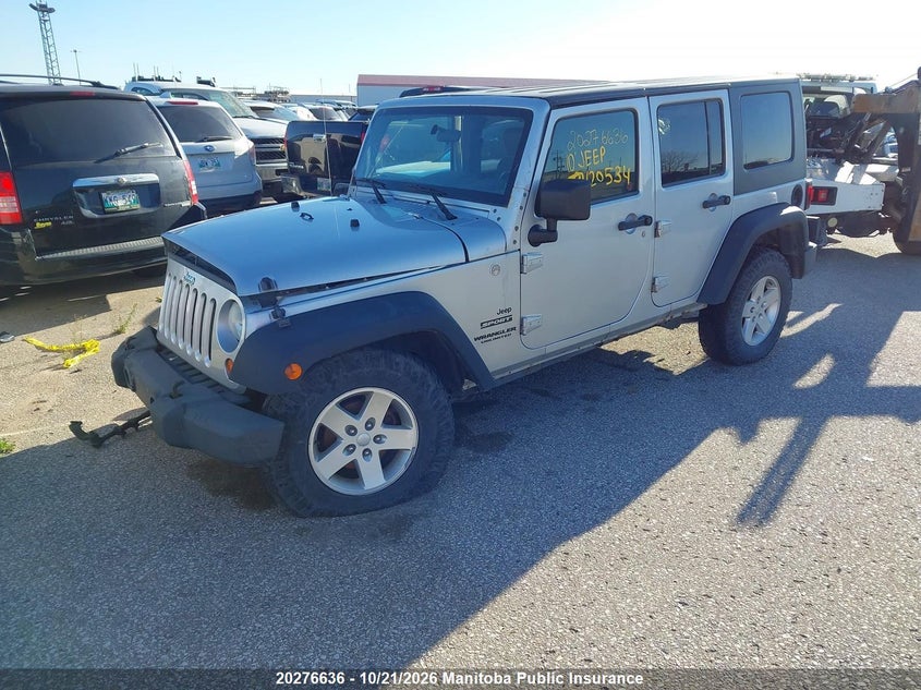 Vin: 1j4ba3h11al120534, lot: 10287620, jeep wrangler unlimited x 20102