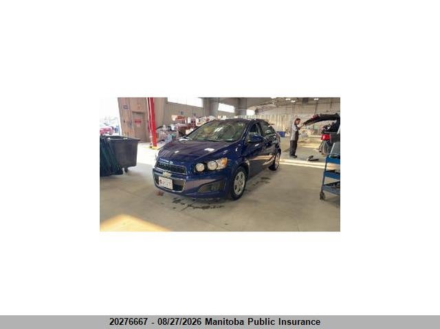 2013 Chevrolet Sonic, Hail, IAAI, VIN 1G1JA5EH7D4194028 — photo 2