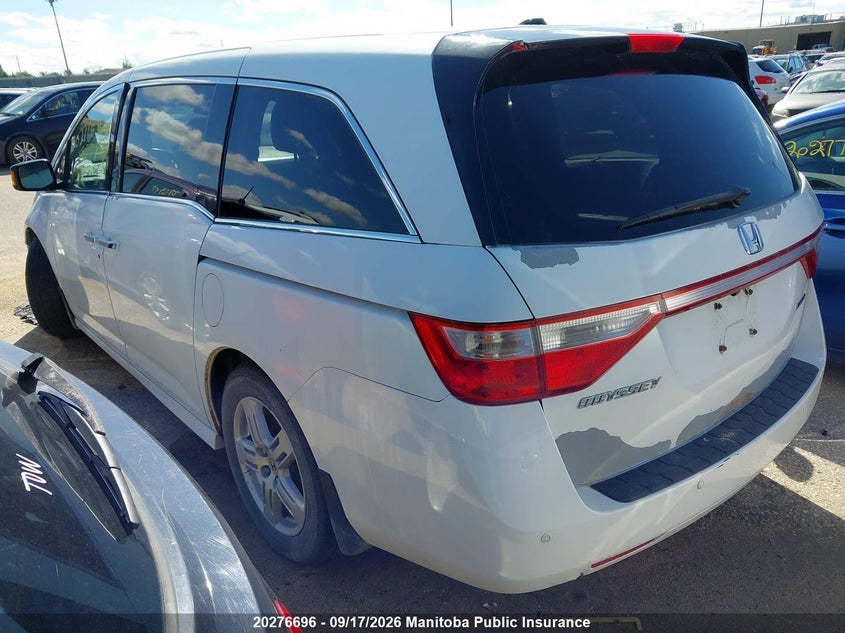 Vin: 5fnrl5h9xbb507247, lot: 10287680, honda odyssey touring 20113