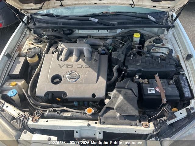 2002 NISSAN MAXIMA SEDAN 3.5L V6 FI DOHC 24V F4