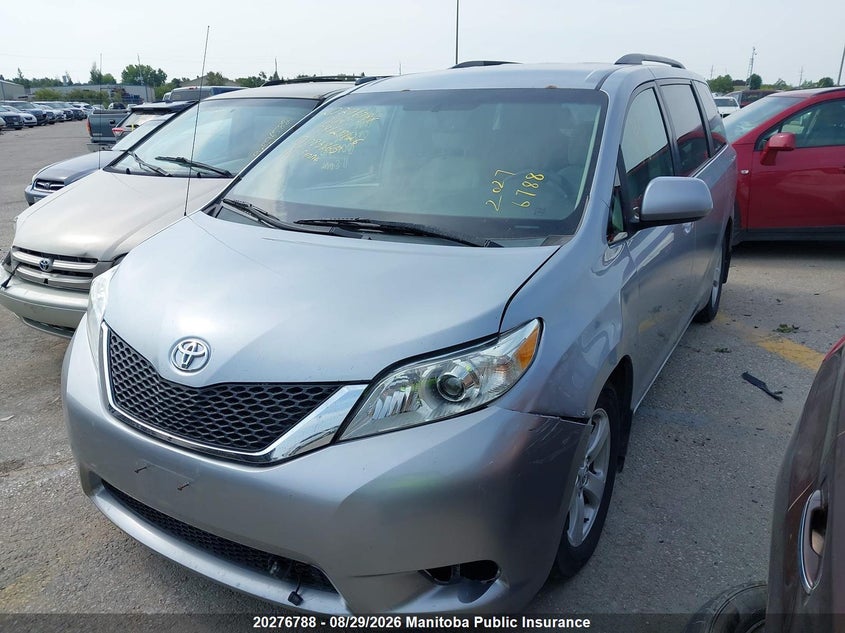 2011 Toyota Sienna, Left Front, IAAI, VIN 5TDKK3DCXBS083865 — photo 2