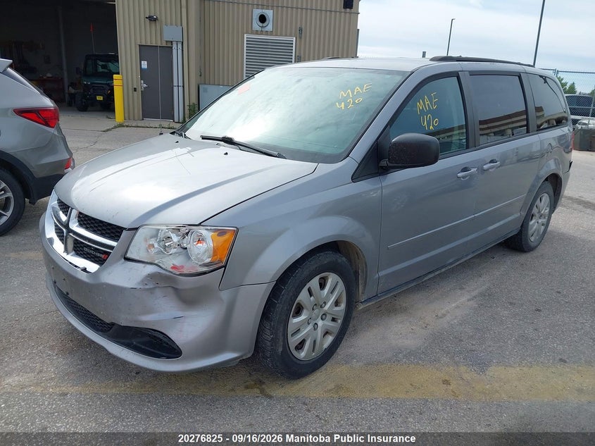 Vin: 2c4rdgbgxgr362125, lot: 10287809, dodge grand caravan sxt 20162