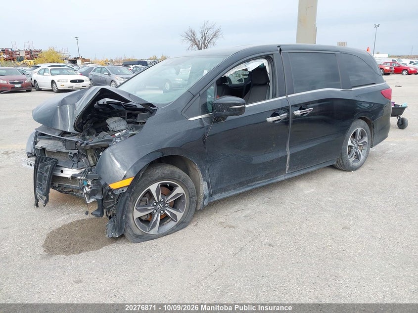 Vin: 5fnrl6h4xkb502754, lot: 10287855, honda odyssey ex 20192