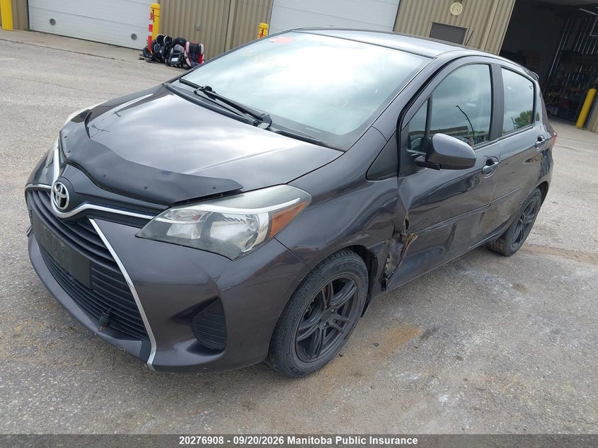 Vin: vnkktud35fa015146, lot: 10287892, toyota yaris le 20152