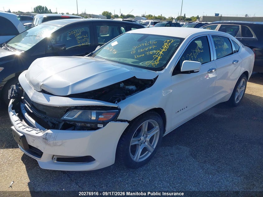 Vin: 2g11z5sa7g9116477, lot: 10287900, chevrolet impala ls 20162