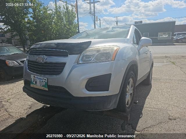 Vin: 3gncjrsb6el166702, lot: 10287964, chevrolet trax lt 20142