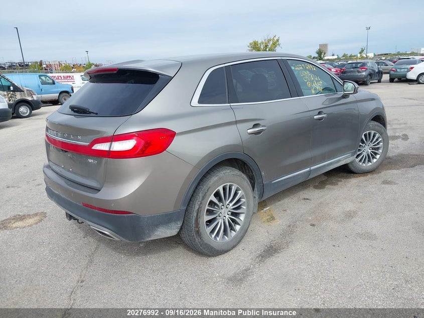 Vin: 2lmtj8kr9gbl68304, lot: 10287976, lincoln mkx 20164
