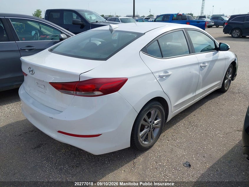 Vin: kmhd84lf9ju631188, lot: 10288002, hyundai elantra gl 20184