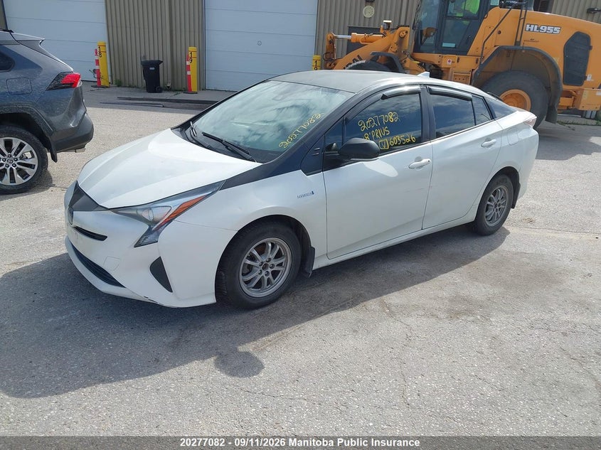 Vin: jtdkbrfu3j3603526, lot: 10288066, toyota prius 20182