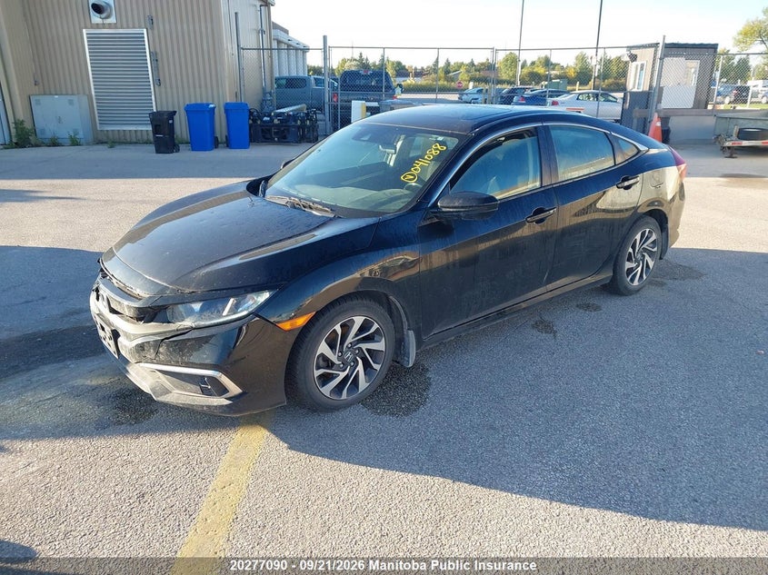 Vin: 2hgfc2f7xkh041088, lot: 10288074, honda civic ex 20192