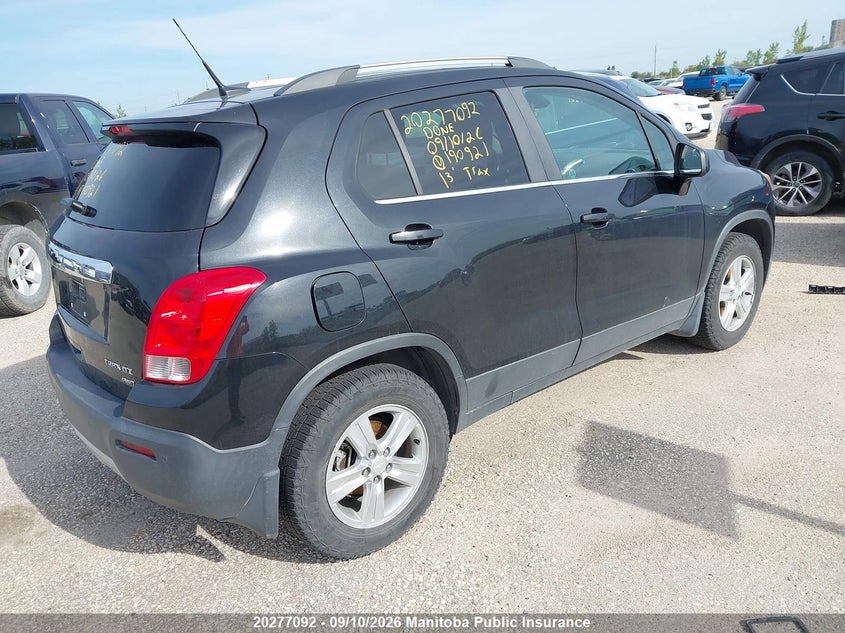 Vin: 3gncjssb9dl190921, lot: 10288076, chevrolet trax ltz 20134