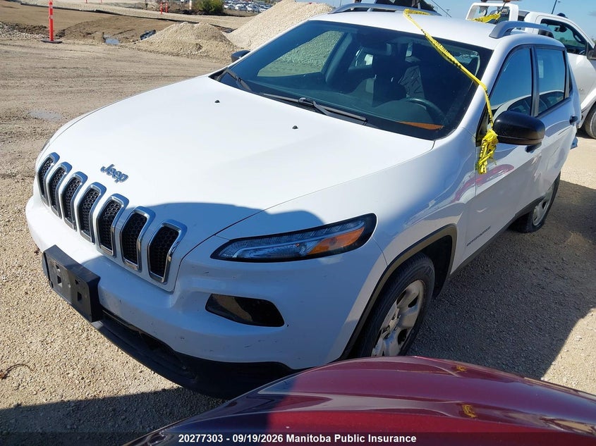 Vin: 1c4pjlas3hw554378, lot: 10288287, jeep cherokee sport 20172