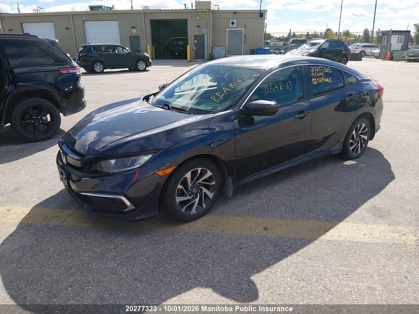Vin: 2hgfc2f76kh029665, lot: 10288307, honda civic ex 20192