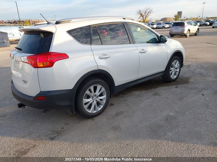 Vin: 2t3dfrev6fw300431, lot: 10288333, toyota rav4 limited 20154