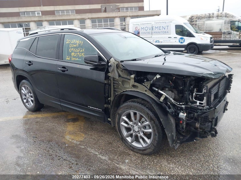 Vin: 3gkalvev5nl259675, lot: 10288387, gmc terrain slt 20221