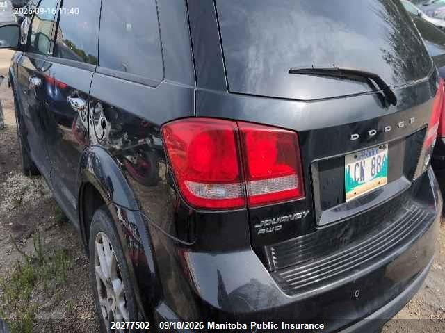 Vin: 3c4pddfg3ft688781, lot: 10288486, dodge journey r/t 20153