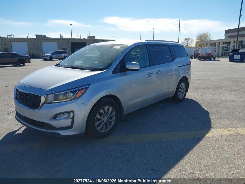 Vin: kndmb5c13k6467720, lot: 10288508, kia sedona lx 20192
