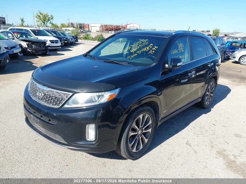 Vin: 5xykwda71eg462515, lot: 10288580, kia sorento sx v6 20142