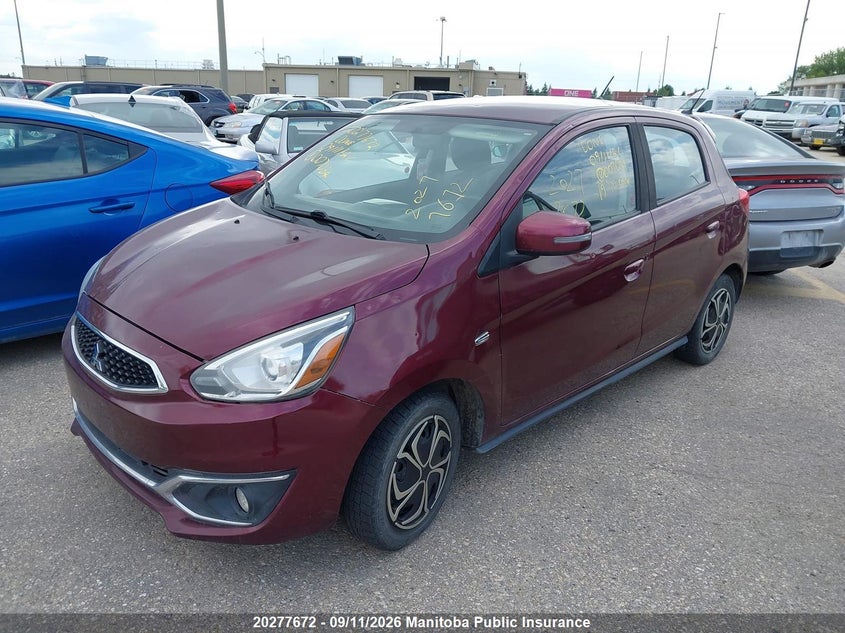 Vin: ml32a5hj7kh007034, lot: 10288656, mitsubishi mirage es 20192