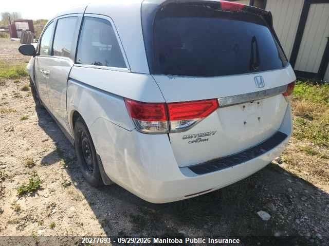 Vin: 5fnrl5h42fb505566, lot: 10288677, honda odyssey ex 20153
