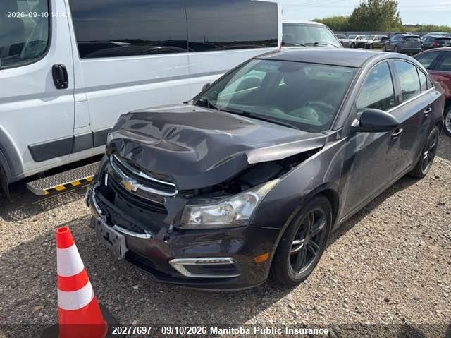 Vin: 1g1pc5sb9f7124357, lot: 10288681, chevrolet cruze lt turbo 20152
