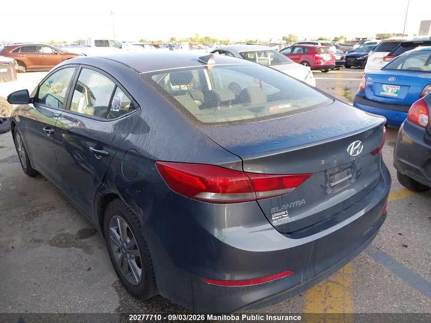 Vin: kmhd84lf7ju633778, lot: 10288694, hyundai elantra gl 20183