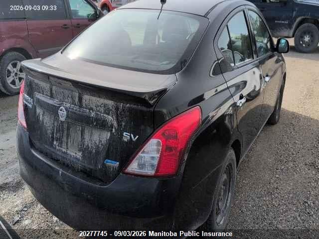 Vin: 3n1cn7ap6el841238, lot: 10288729, nissan versa 1.6 sv 20144