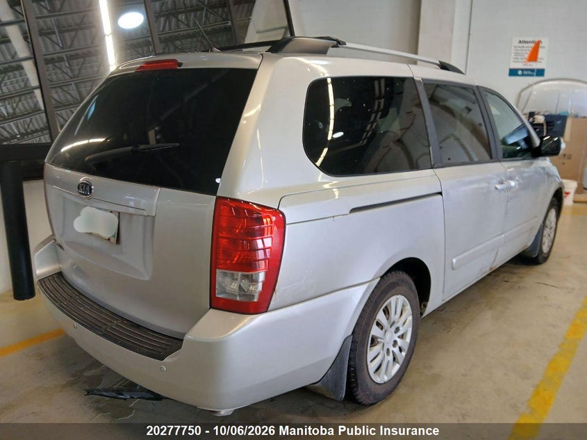 Vin: kndmg4c72c6459951, lot: 10288734, kia sedona lx 20124
