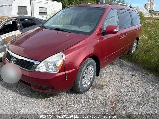 Vin: kndmg4c79c6500964, lot: 10288738, kia sedona lx 20122