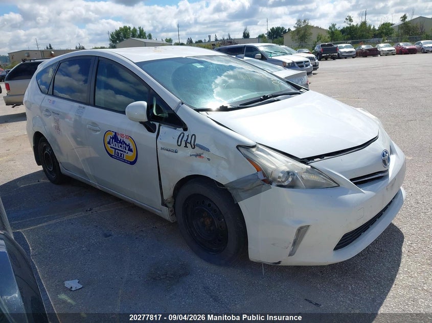 Vin: jtdzn3eu9d3241503, lot: 10288801, toyota prius v 2013 img_1