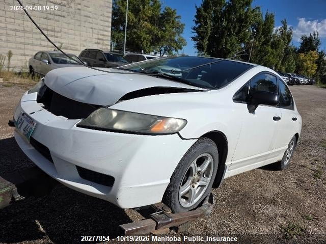 Vin: 2hgfa1f26ah025716, lot: 10288838, honda civic dx 20102