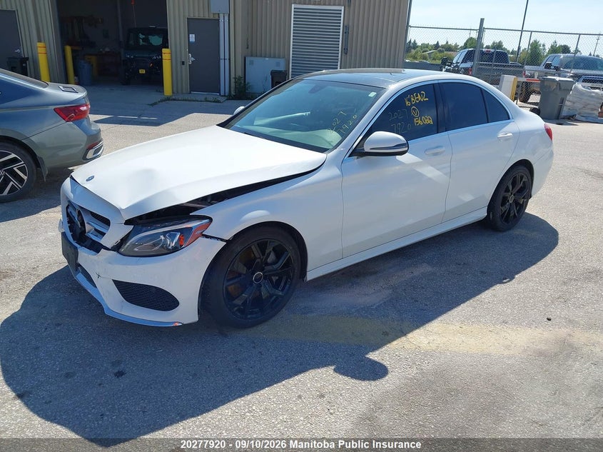 Vin: 55swf4kb8gu156022, lot: 10288904, mercedes benz c300 4matic 20162