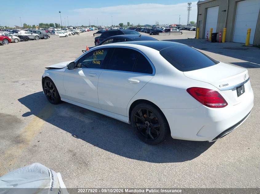Vin: 55swf4kb8gu156022, lot: 10288904, mercedes benz c300 4matic 20163