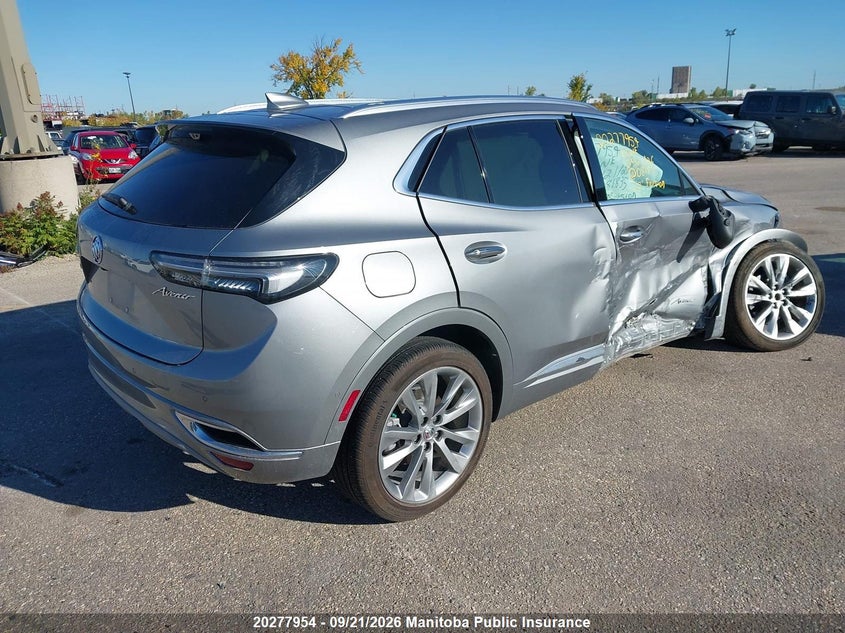 Vin: lrbfzsr4xpd081835, lot: 10288938, buick envision avenir turbo null 20234
