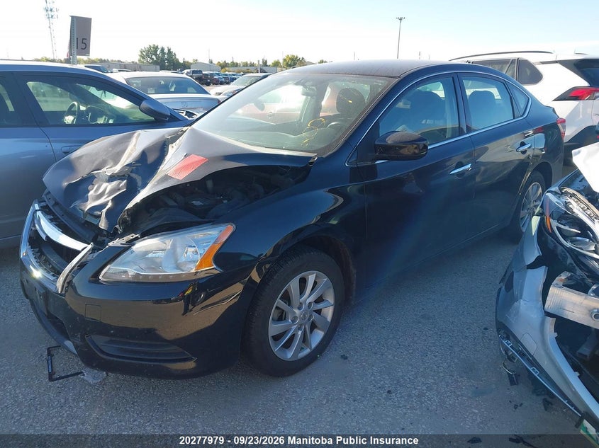 Vin: 3n1ab7ap1fl644740, lot: 10288963, nissan sentra 1.8 sv 20152