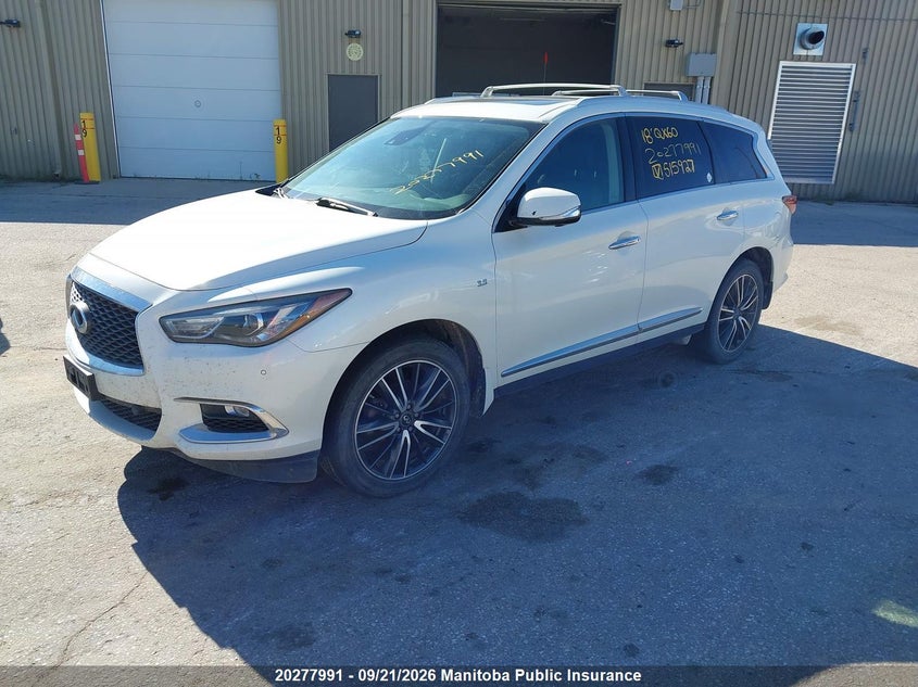 Vin: 5n1dl0mm8jc515927, lot: 10288975, infiniti qx60 20182