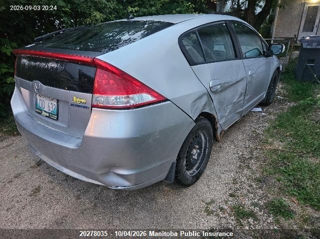 Vin: jhmze2h7xas801786, lot: 10289019, honda insight ex 20102