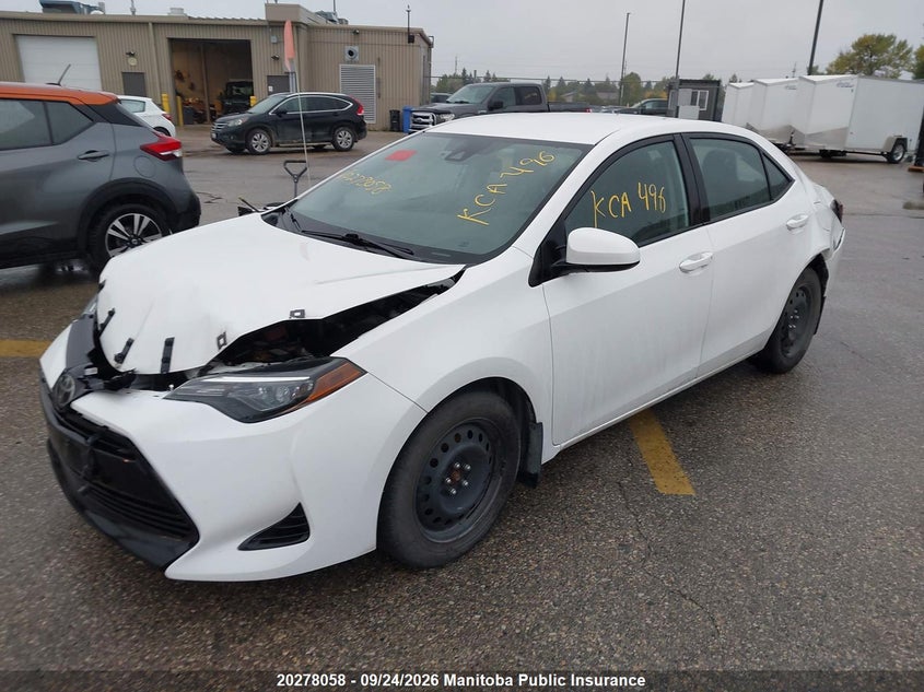 Vin: 2t1burhe9kc131857, lot: 10289042, toyota corolla le 20192